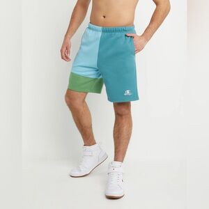 Champion Men’s Classic Fleece Colorblock Short NWT
